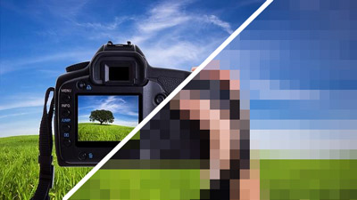 Confronto della risoluzione fotografica