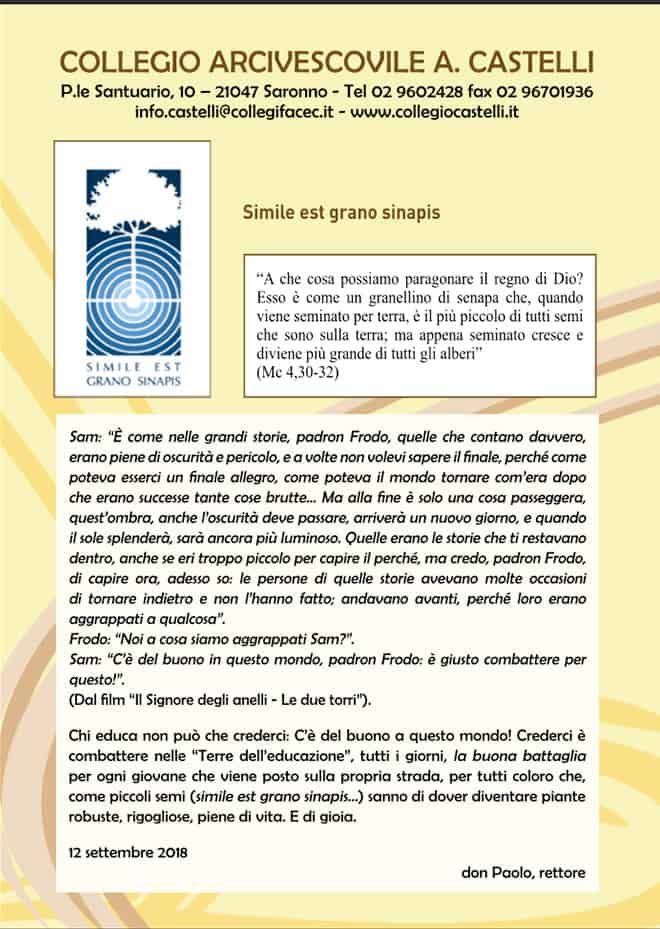Saronno – Collegio “Castelli”