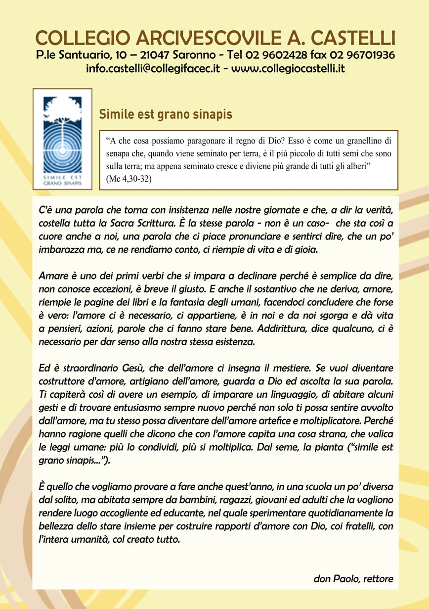 Saronno – Collegio «Castelli»