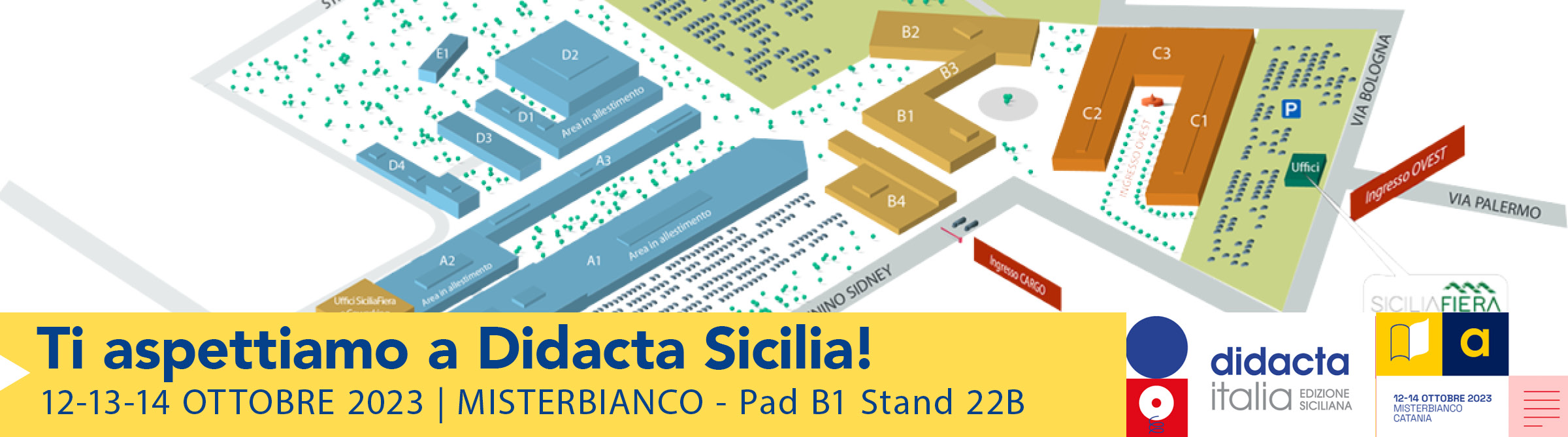 Ti aspettiamo a Didacta Sicilia dal 12 al 14 ottobre!