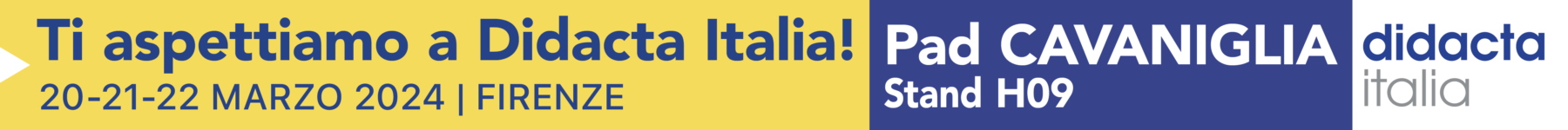 Ti aspettiamo a Didacta Italia!
